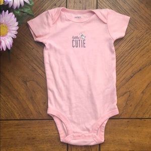 Carters 6mo onesie